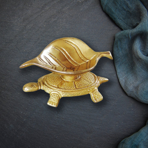 Brass Decorative Tortoise Deepak 0.19kg